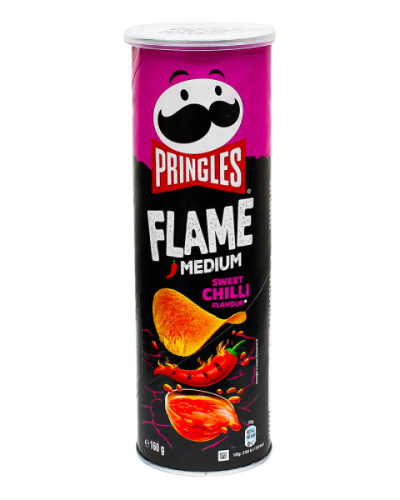 Chipsy PRINGLES Flame Medium Sweet Chilli Flavour, 165g